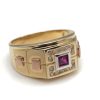 14K 3C Gold Men's Ring